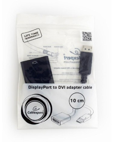Adaptador DisplayPort macho a DVI hembra